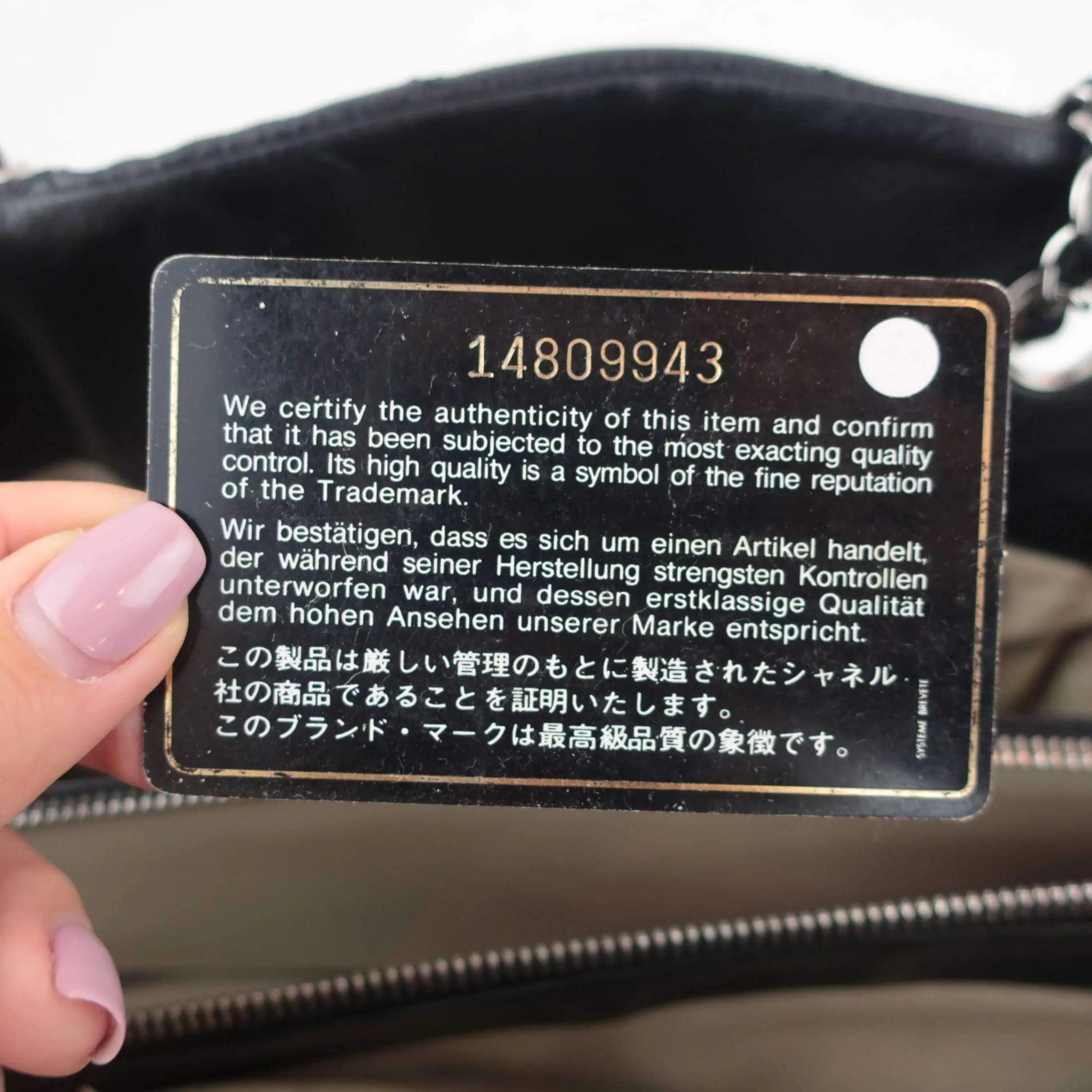 Chanel Black Quilted Caviar Leather Petite Timeless Bag - Image 20