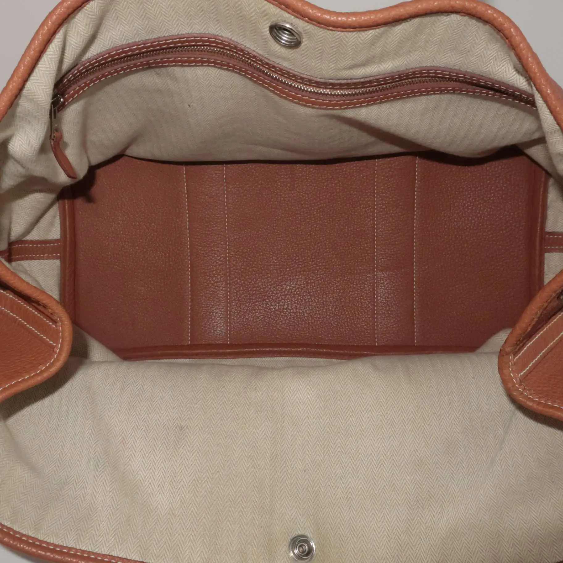 Hermes Gold Togo Garden Party MM 36 Bag - Image 12