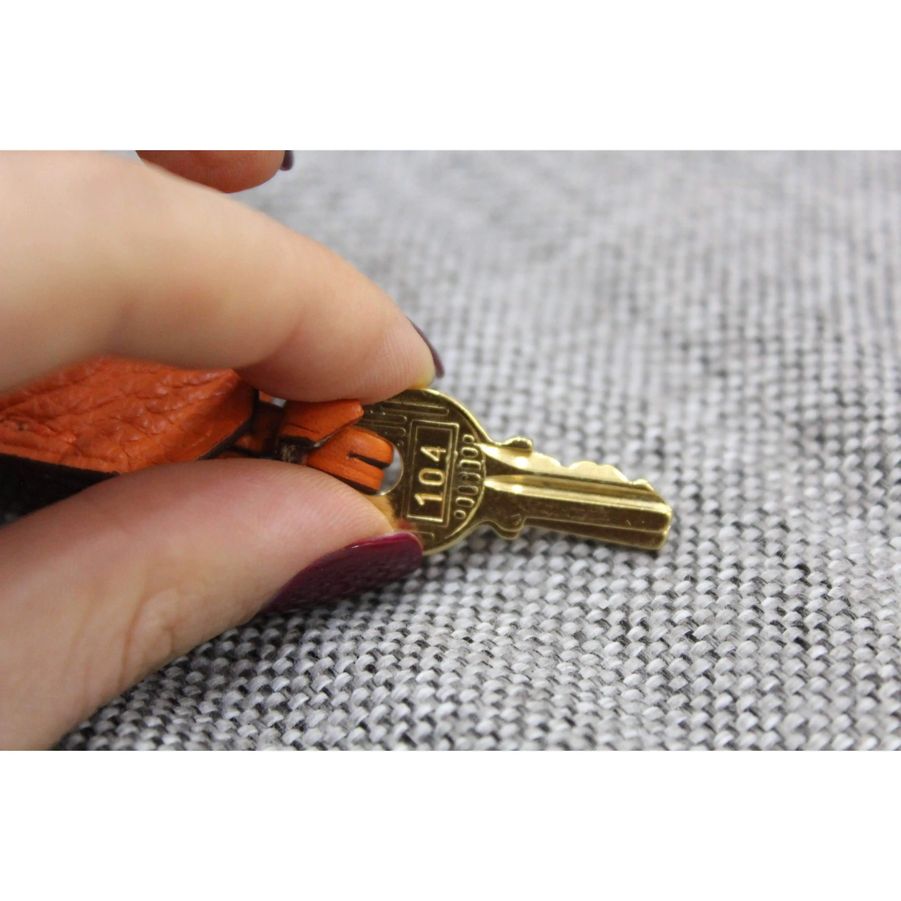 Hermes Kelly 32 Clemence Orange - Image 76
