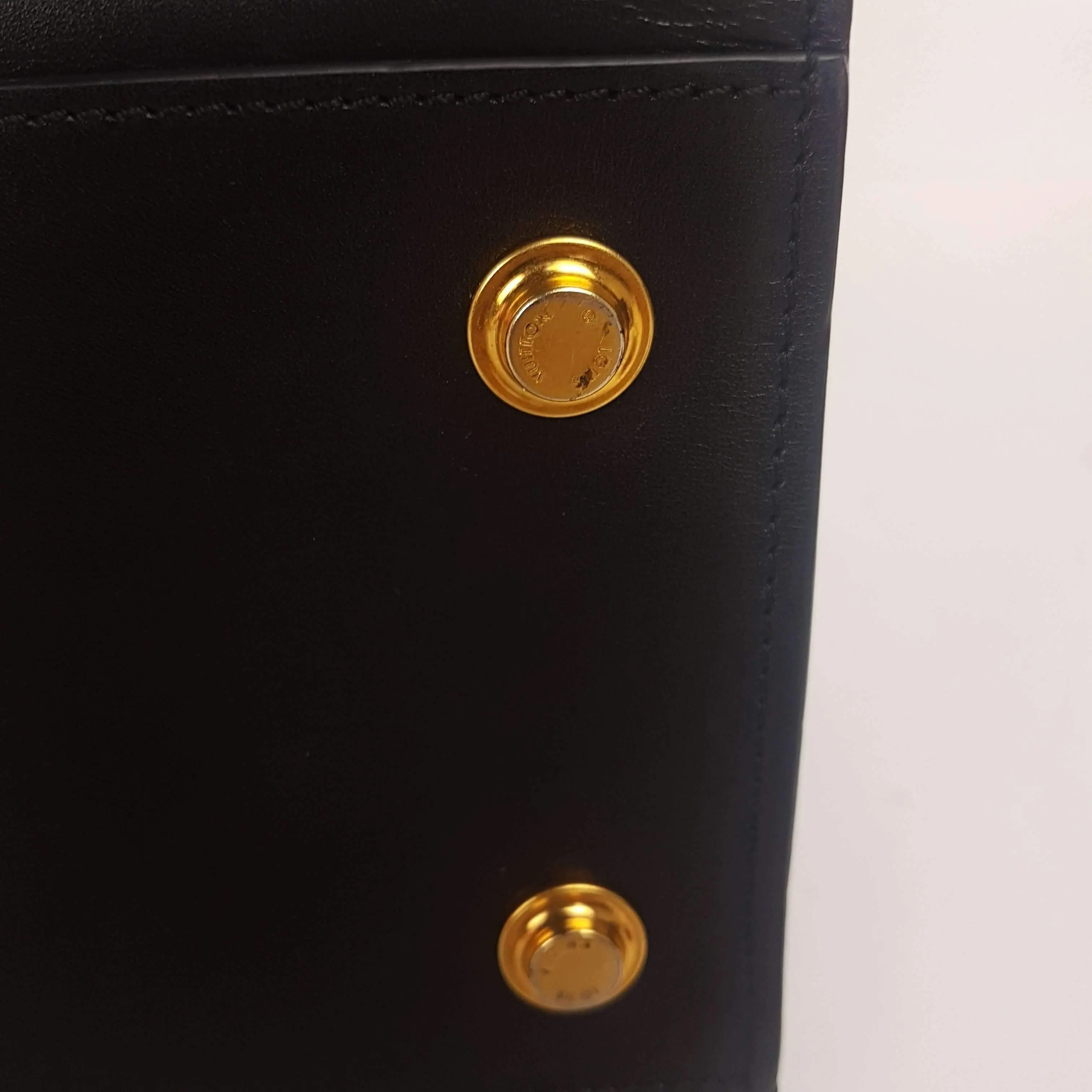 Louis Vuitton Black Leather City Steamer MM Bag - Image 25