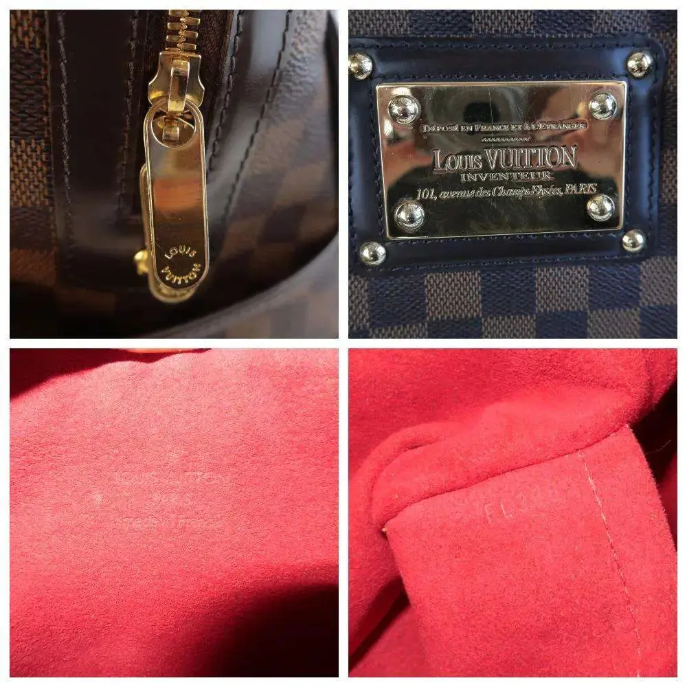 Louis Vuitton Damier Ebene Canvas Berkeley Handbag - Image 10