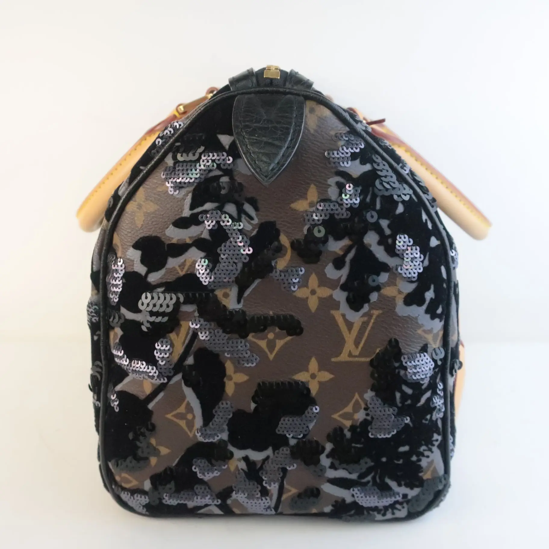 Louis Vuitton Limited Edition Monogram Fleur de Jais Speedy 30 Bag - Image 17