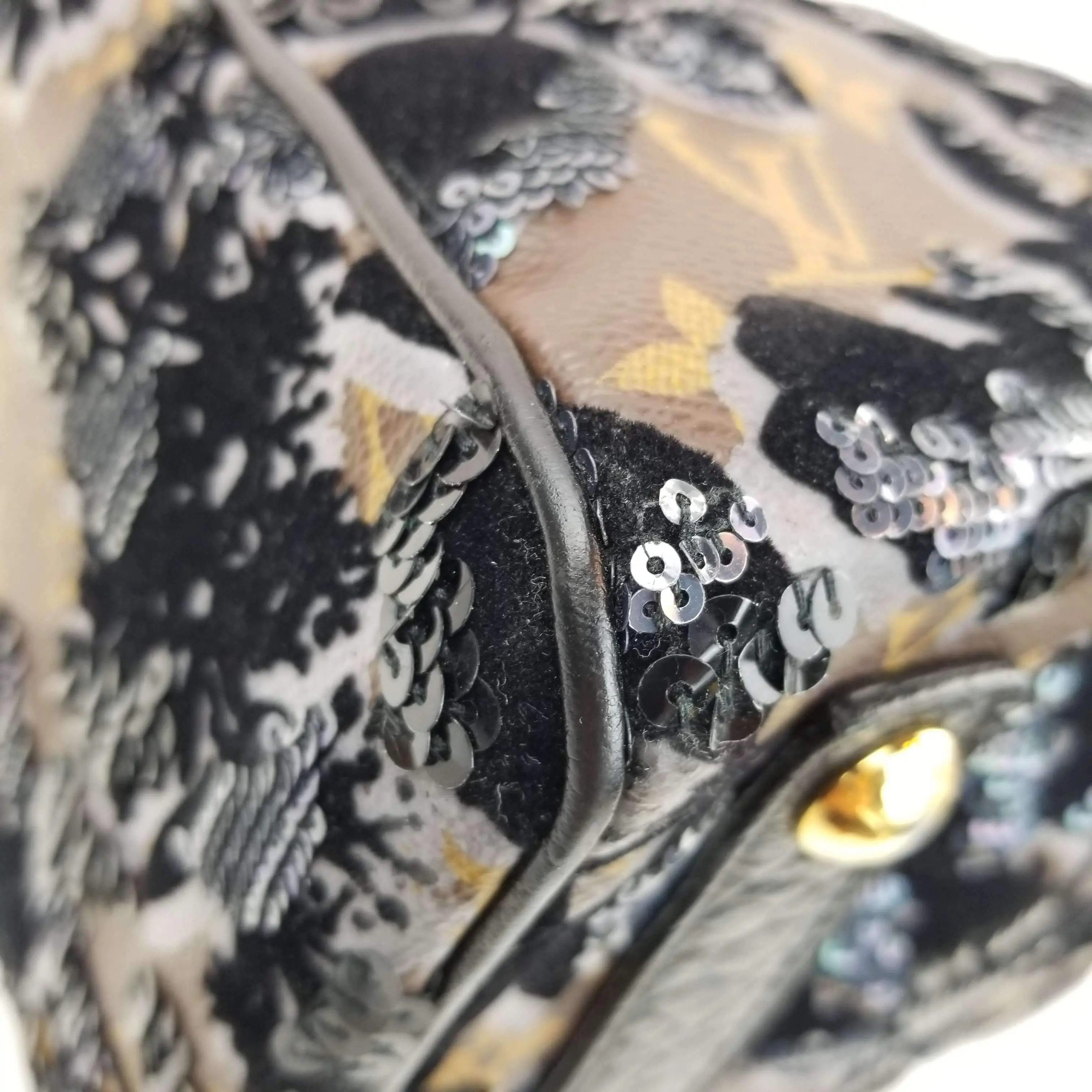 Louis Vuitton Limited Edition Monogram Fleur de Jais Speedy 30 Bag - Image 13
