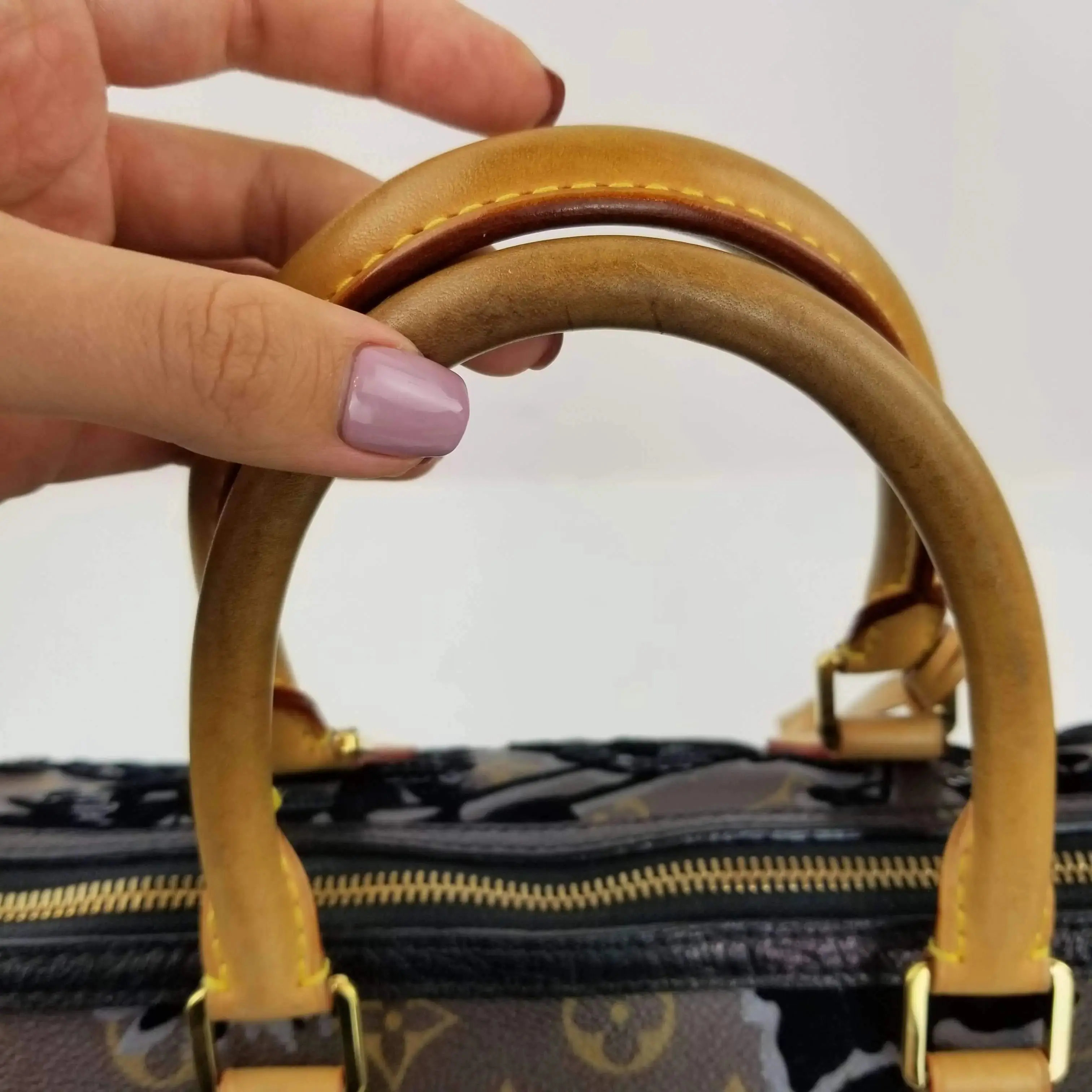 Louis Vuitton Limited Edition Monogram Fleur de Jais Speedy 30 Bag - Image 18
