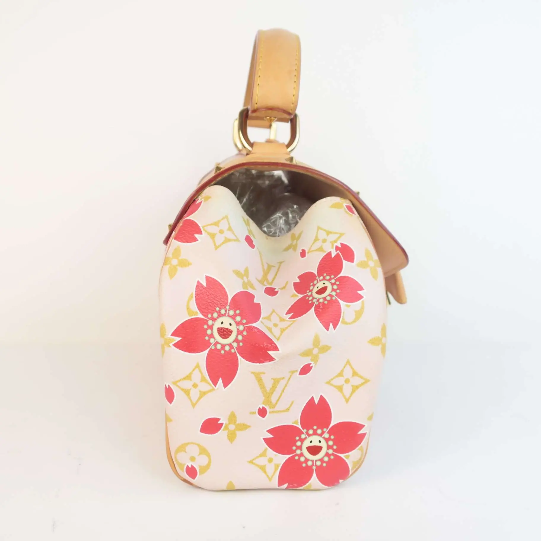 Louis Vuitton Limited Edition Pink Cherry Blossom Sac Retro Bag - Image 10