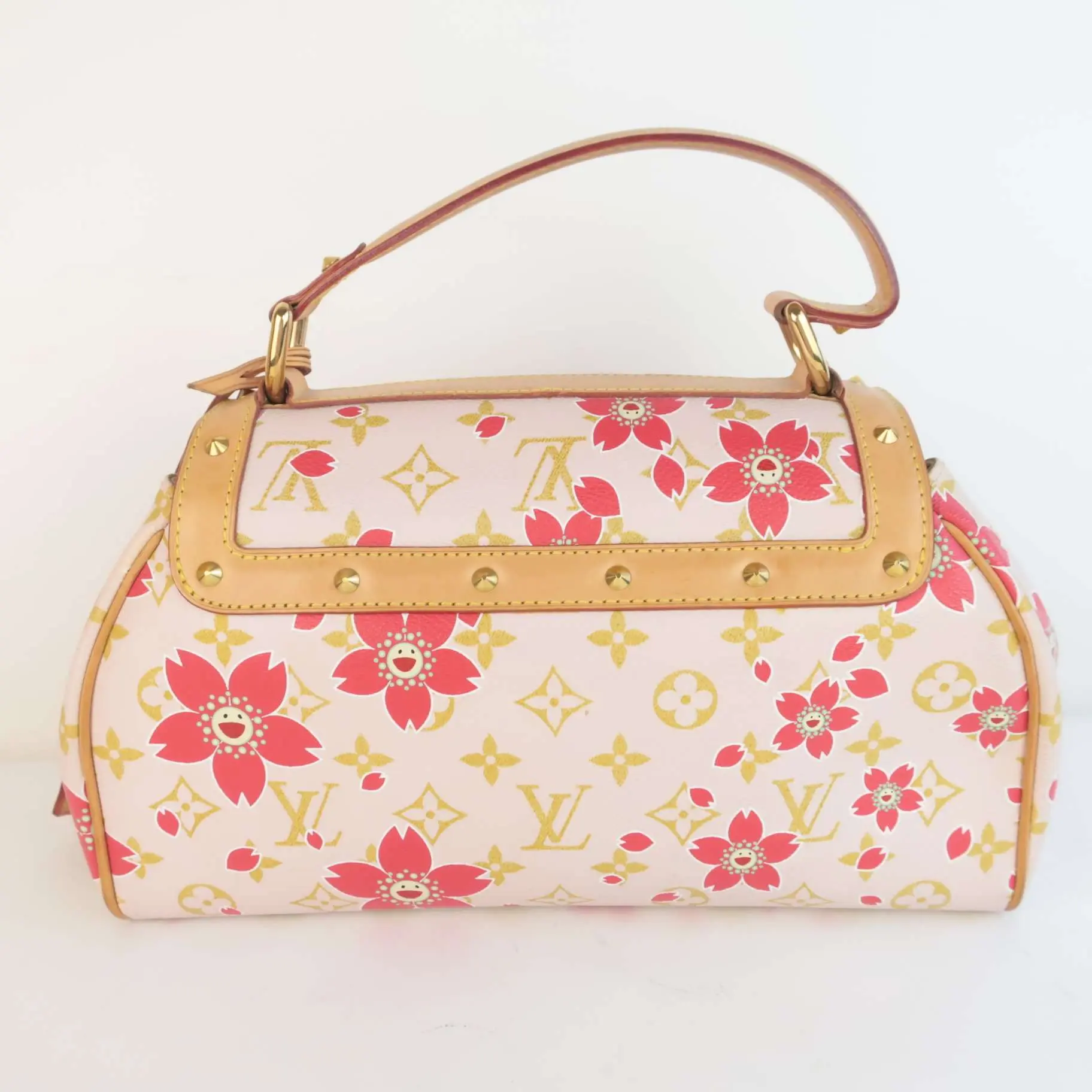 Louis Vuitton Limited Edition Pink Cherry Blossom Sac Retro Bag - Image 30