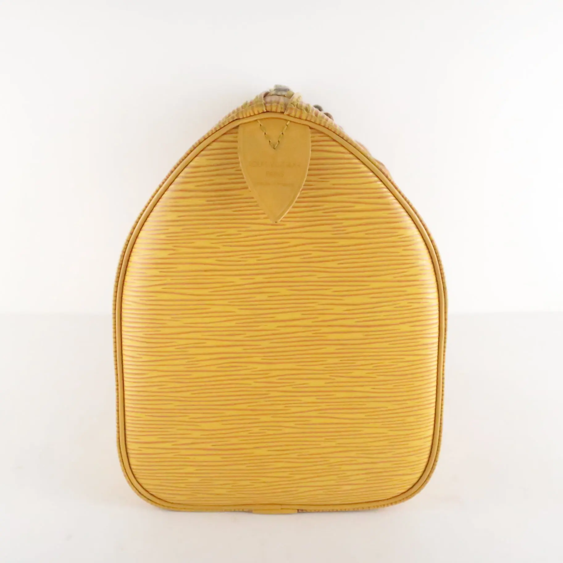 Louis Vuitton Yellow Epi Speedy 25 Bag - Image 11