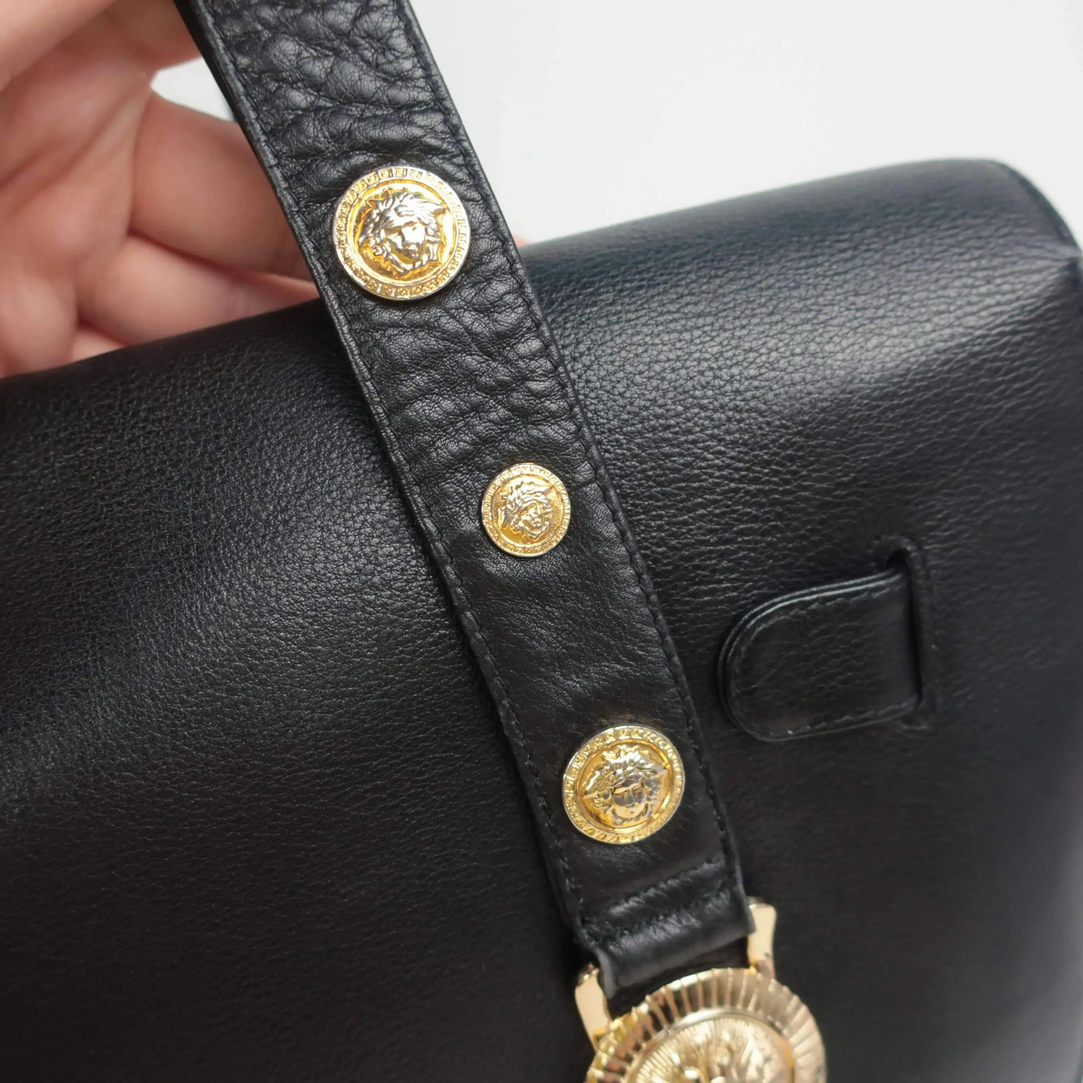 Versace Vintage Black Bag - Image 186