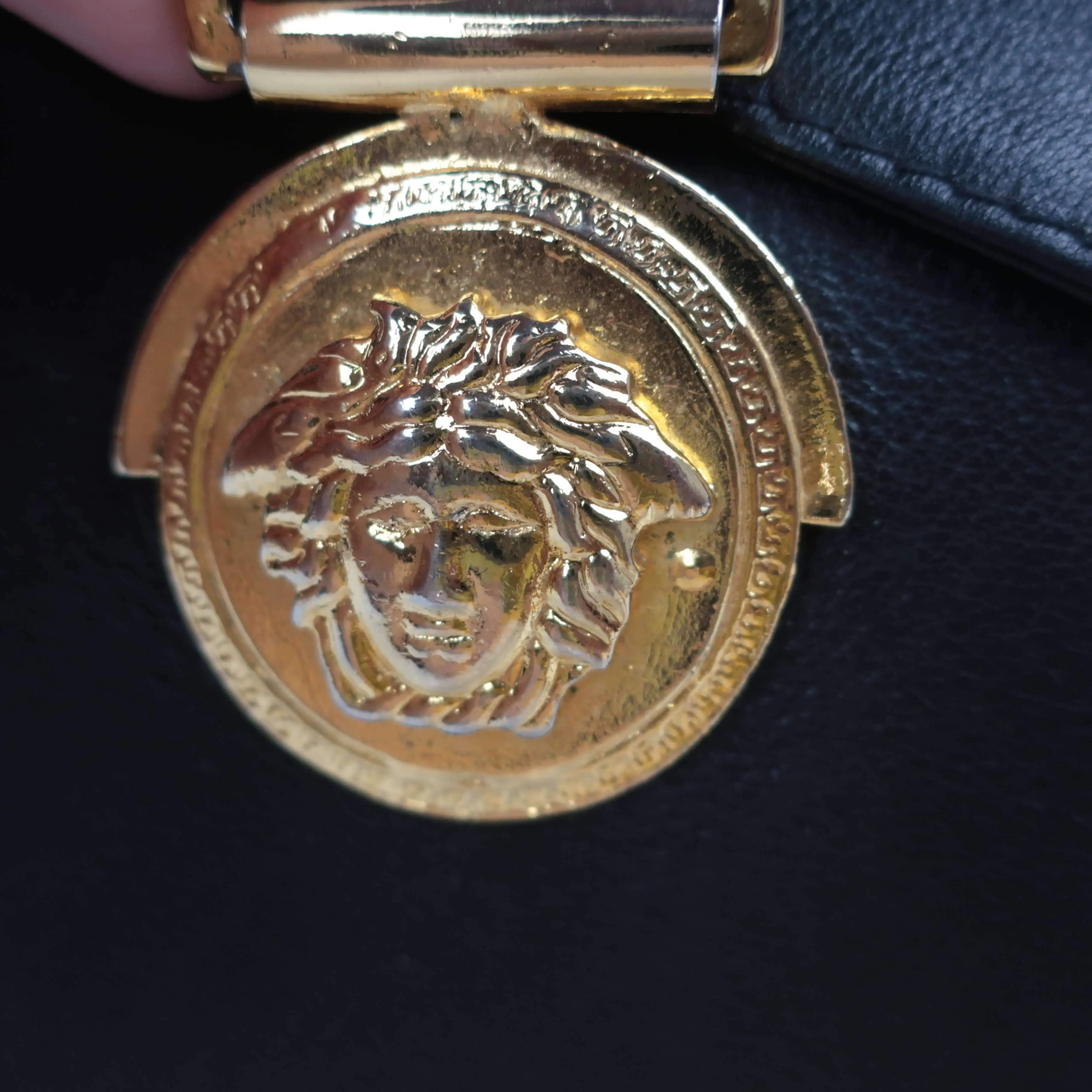 Versace Vintage Black Bag - Image 40